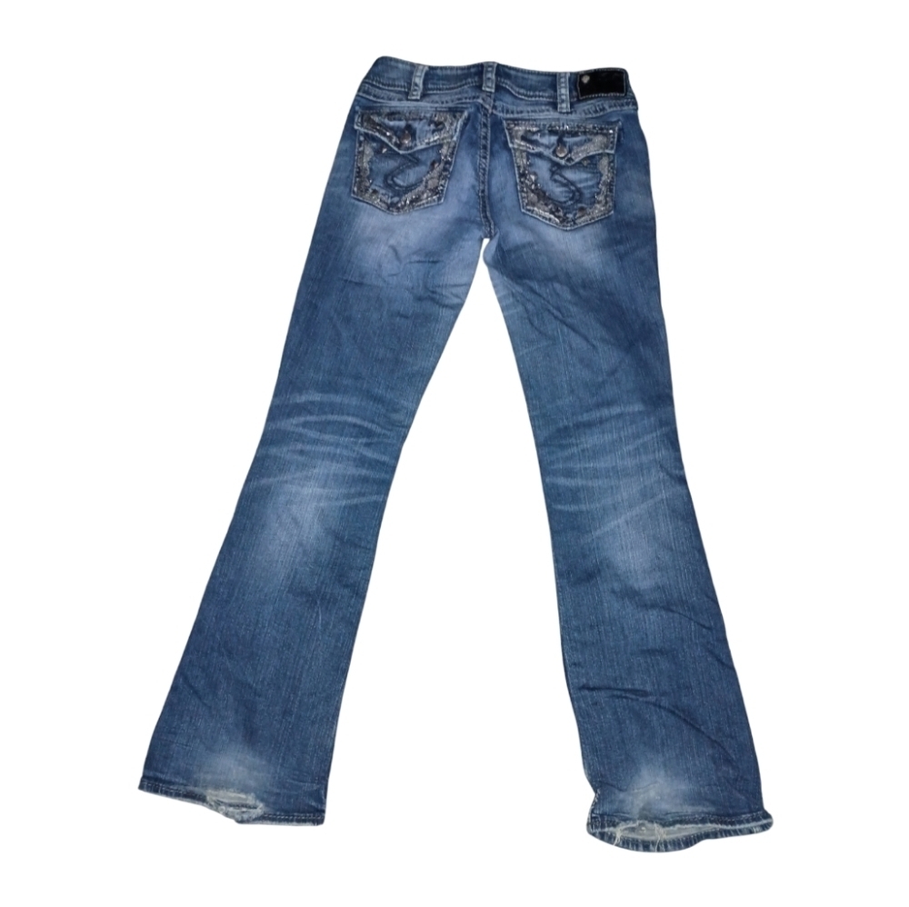 Silver Suki Bootcut Jeans Size 30 - Picture 3 of 8